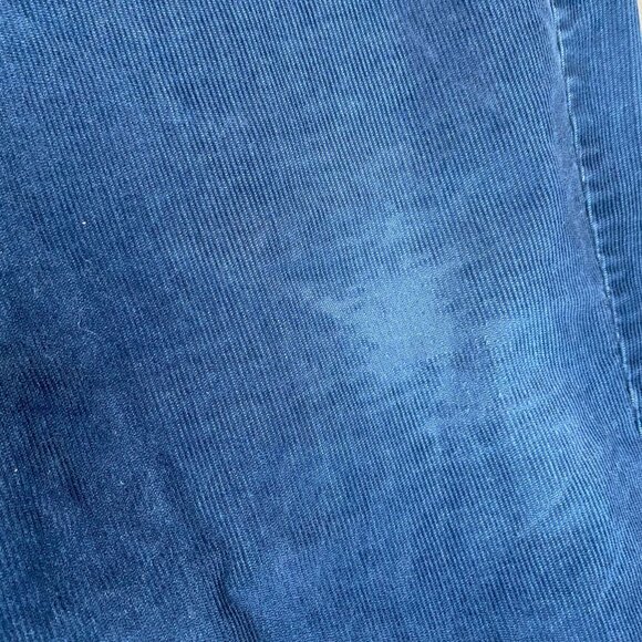 Lands End Mens Pants Size 40x25 Corduroy Straight Casual Traditional Fit Blue Y2 - Picture 7 of 12